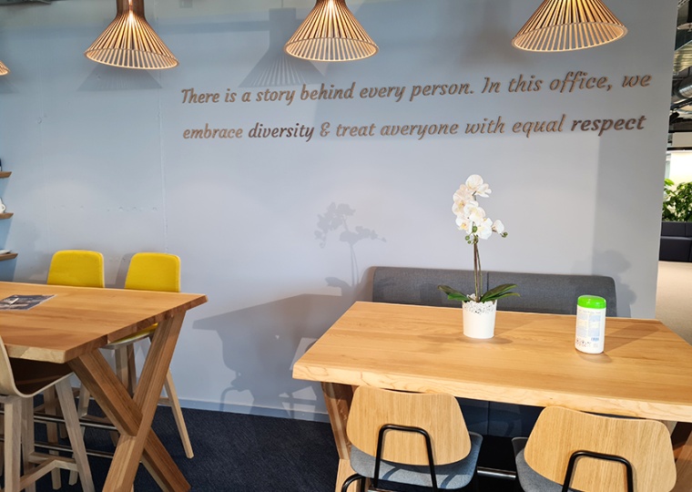 Stehtische Kaffeecke